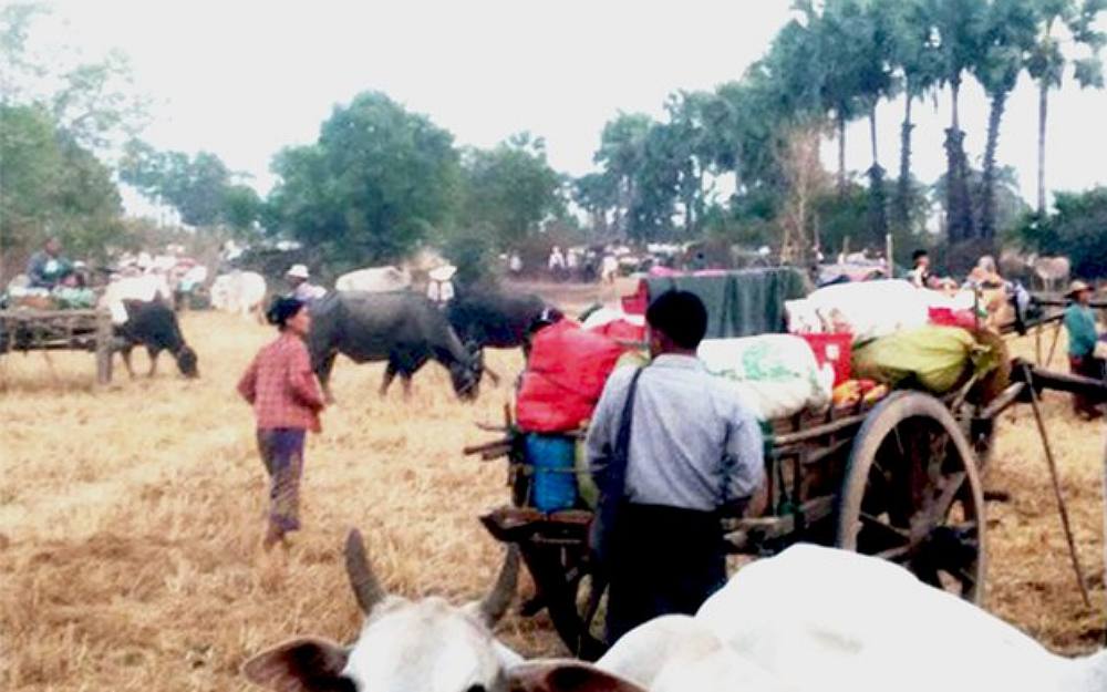 More than 2,000 villagers in Myanmar’s northern Sagaing region fled ahead of two days of junta raids, the Kyunhla-Kanbalu Activists Group told RFA on Tuesday.