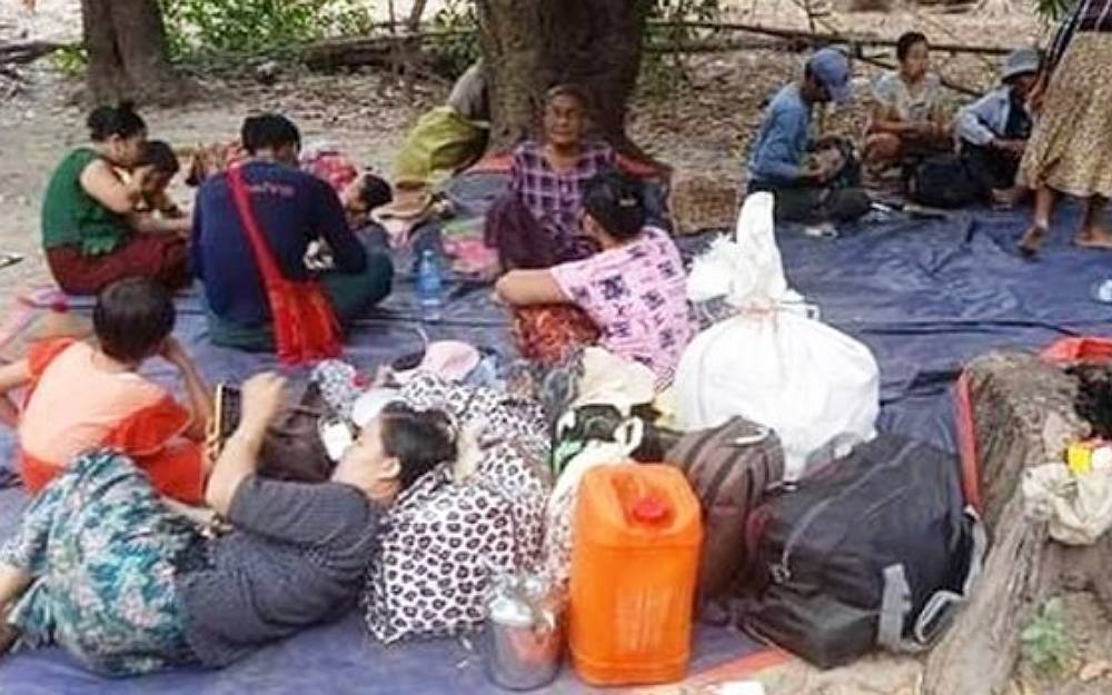 Nearly 10,000 residents of Myanmar’s central Bago region have fled their villages as junta troops continue their scorched-earth operations in an attempt to flush out local People’s Defense Forces and ethnic Karen fighters.