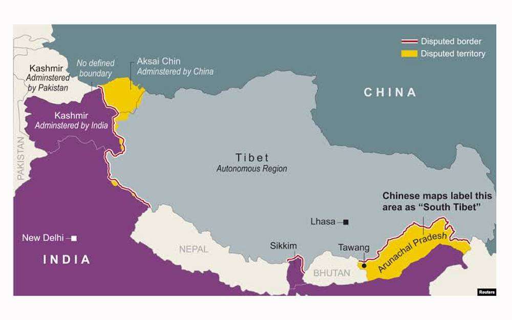 India on Wednesday rejected China’s renaming of 27 places in Arunachal Pradesh as a “vain and preposterous” move, saying its northeastern border state, which Beijing claims is part of Zangnan or southern Tibet, remains an “integral and inalienable” part of the country.
