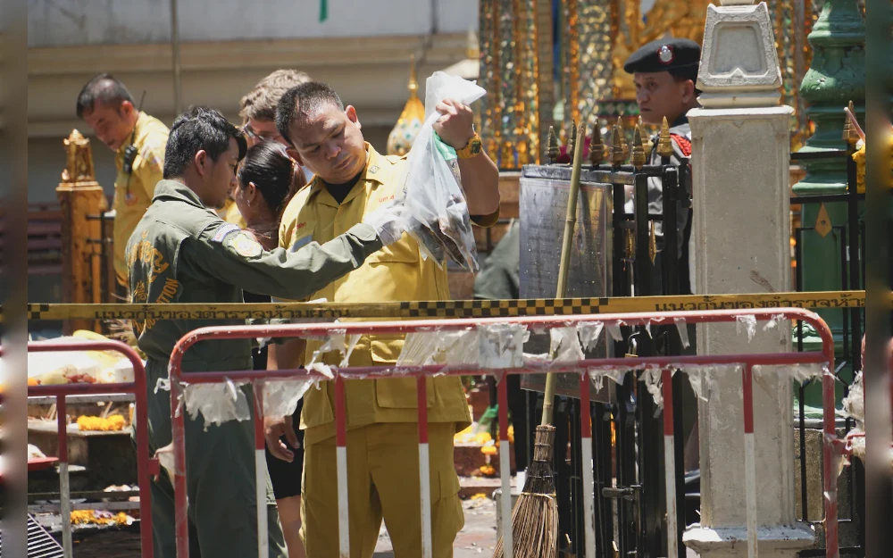 A Thai court slashed the number of prosecution witnesses for the long-stalled trial of two Uyghur men incarcerated for a decade following the retaliatory bombing of a Bangkok shrine popular with Chinese visitors.
