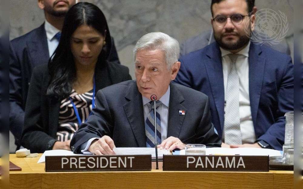 Representative of Panama to the United Nations and President of the Security Council for the Month of August, 