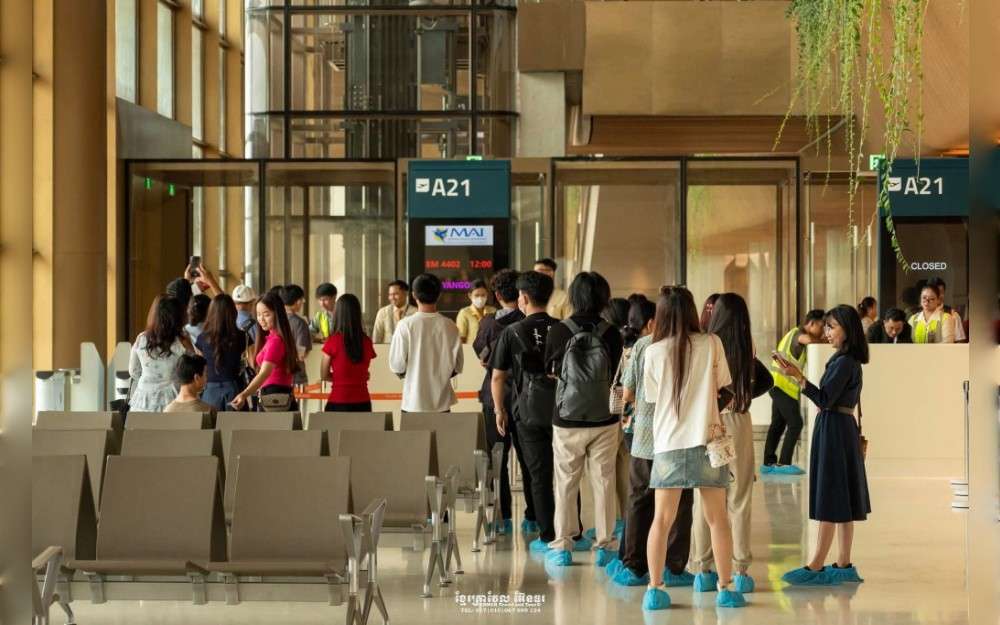 Passenger flights began on Tuesday at a $2 billion Chinese-built airport near Phnom Penh that Cambodian officials hope will boost the country’s sagging tourism industry.