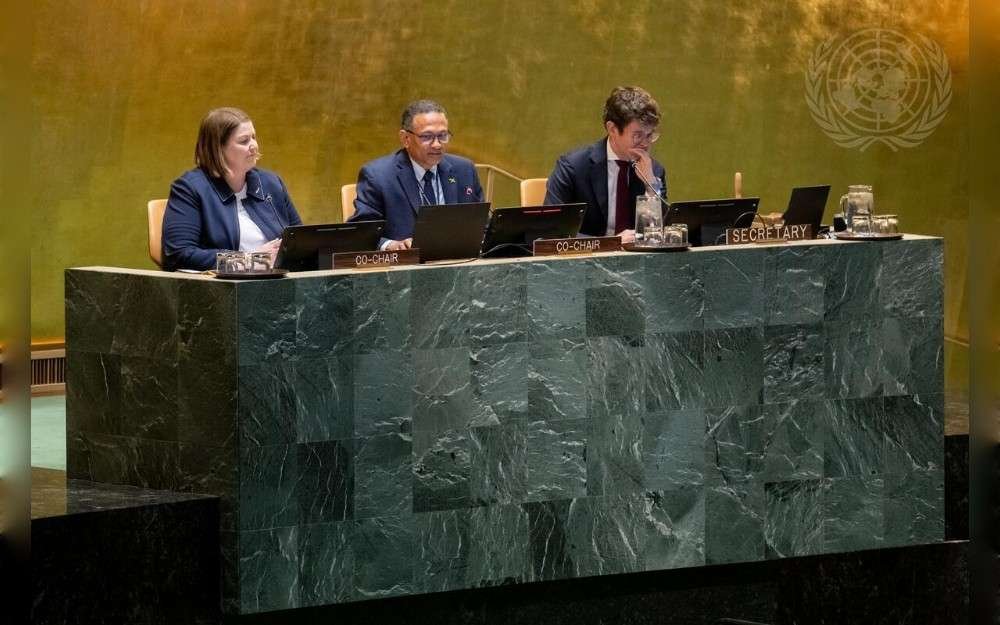 Brian Wallace, Permanent Representative of Jamaica to the United Nations, co-chairs the Informal Ad hoc Working Group on UN80 initiative.