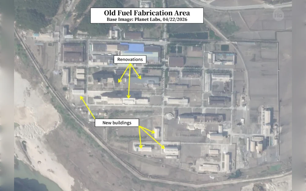 At North Korea’s Yongbyon Nuclear Complex, heightened activity observed on satellite imagery indicates that Pyongyang is increasing its capacity to produce nuclear weapons, experts told Radio Free Asia.