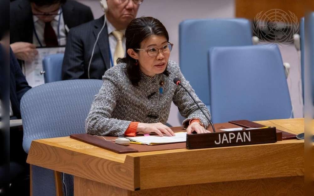  A view of the United Nations Security Council high-level debate on the safety of global waterways, amid growing concerns over threats to shipping and freedom of navigation. UN Secretary-General António Guterres said the high seas must be a ” zone of peace and cooperation, not confirmation and coercion.