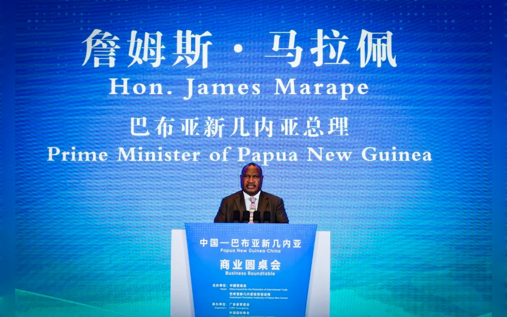 Papua New Guinea Prime Minister James Marape advanced his economic agenda while in China this week, but experts stressed that economic benefits from Chinese investment should not come at the expense of the environment or workers’ rights.