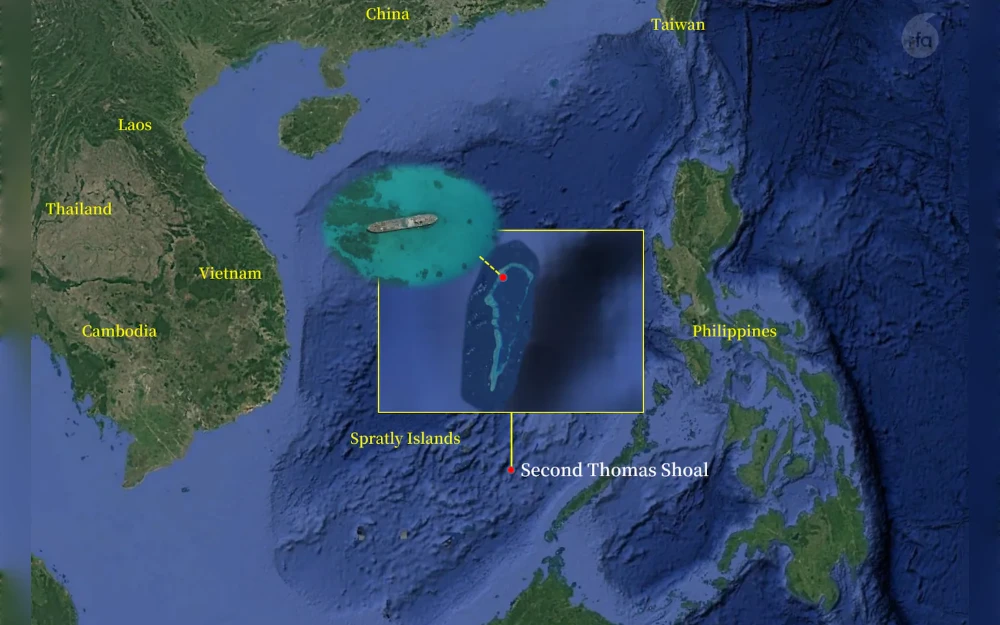 The Philippines is actively upgrading facilities on two islands it controls in the disputed Spratly chain in the South China Sea, satellite images reviewed by Radio Free Asia revealed.