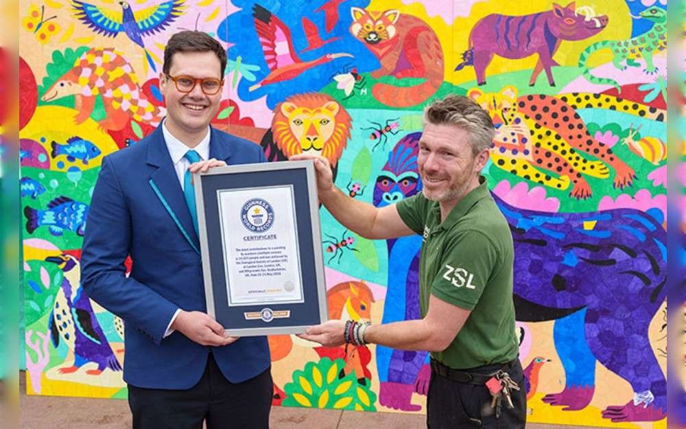 The Zoological Society of London (ZSL) made headlines this May when they attempted a crazy record. A collaborative, unique art installation—a record-breaking painting by numbers—has drawn visitors of all ages, thanks to the UK-based science-led conservation charity. 