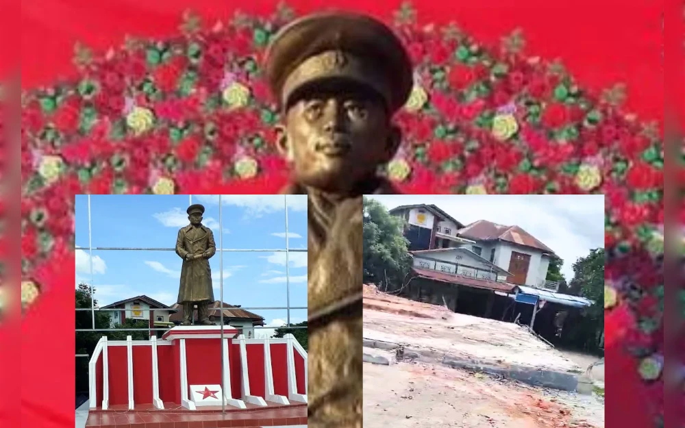 Myanmar’s military-backed government removed or destroyed at least 15 statues of Gen. Aung San, who led the country to independence from British rule and was the father of jailed former State Counselor Aung San Suu Kyi, residents tell Radio Free Asia.