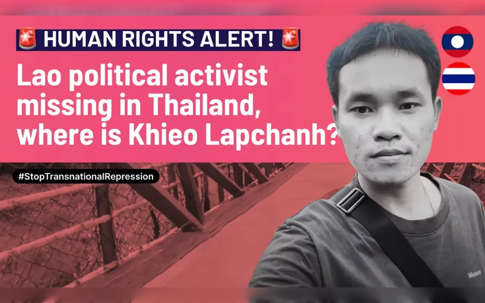 The disappearance of a Lao content creator from Thailand this month could be the latest example of Laos’ transnational repression, the leader of a Thai-based human rights organization told Radio Free Asia.
